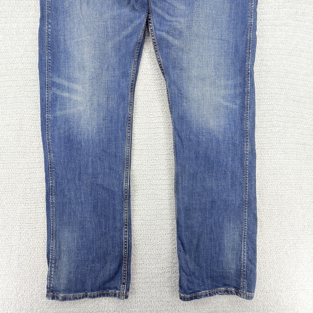 Wrangler Retro Jeans Mens 34x38 Slim Straight Cowboy Western Denim Workwear - Picture 3 of 10